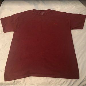 Classic Red Tee, Embroidered C Logo